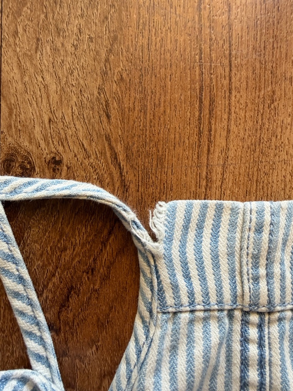 Anthropologie Pilcro Railroad Stripe Overalls Romper - Picture 4 of 6